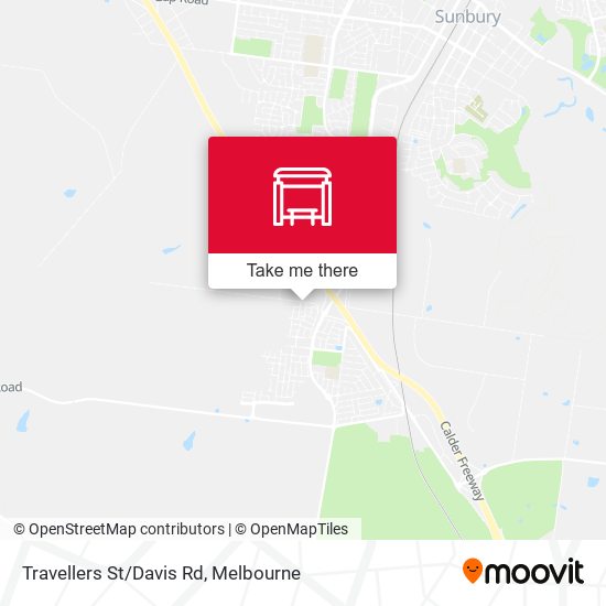 Travellers St/Davis Rd map