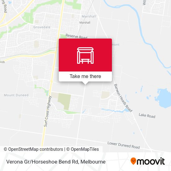 Verona Gr/Horseshoe Bend Rd map