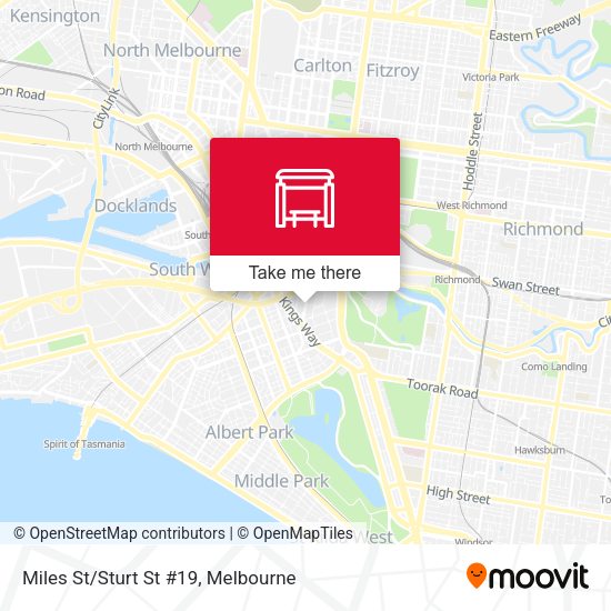 Miles St/Sturt St #19 map