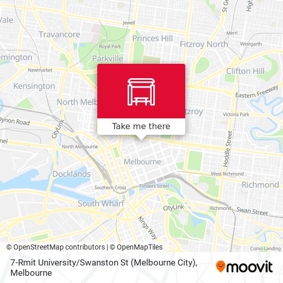 7-Rmit University / Swanston St (Melbourne City) map