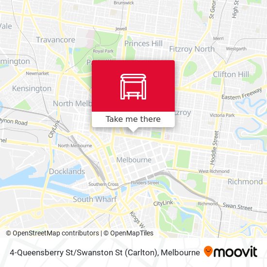 4-Queensberry St / Swanston St (Carlton) map