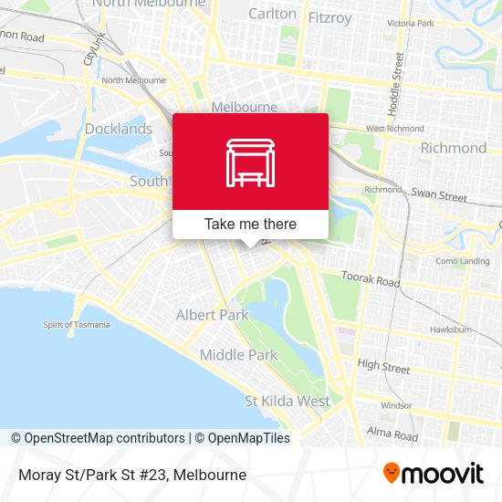 Moray St/Park St #23 map