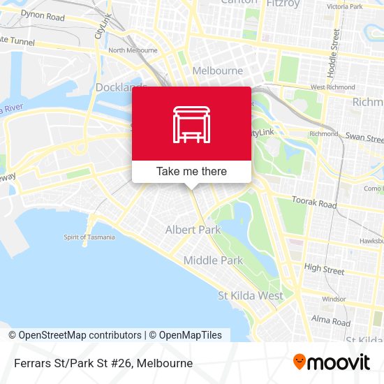 Ferrars St/Park St #26 map