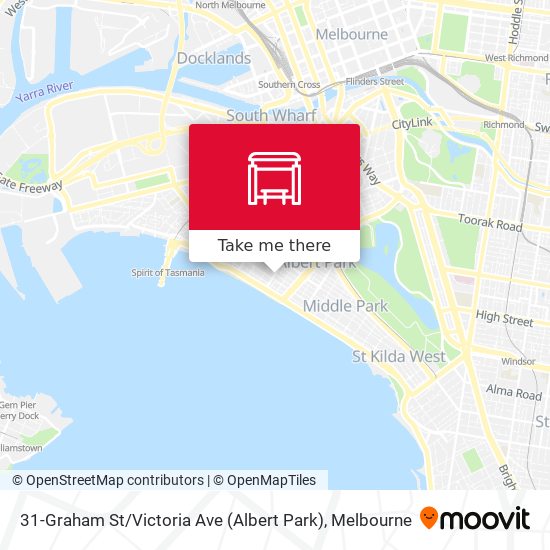 31-Graham St / Victoria Ave (Albert Park) map