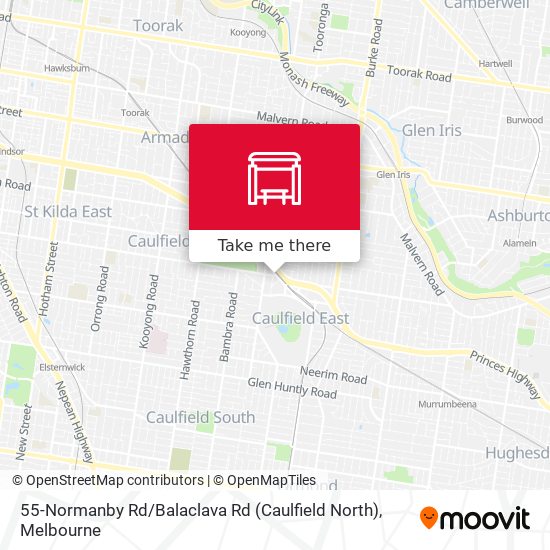 55-Normanby Rd / Balaclava Rd (Caulfield North) map