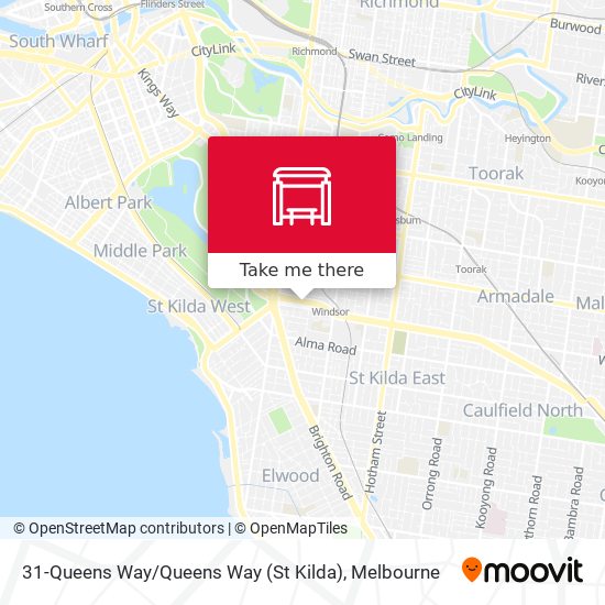 31-Queens Way / Queens Way (St Kilda) map