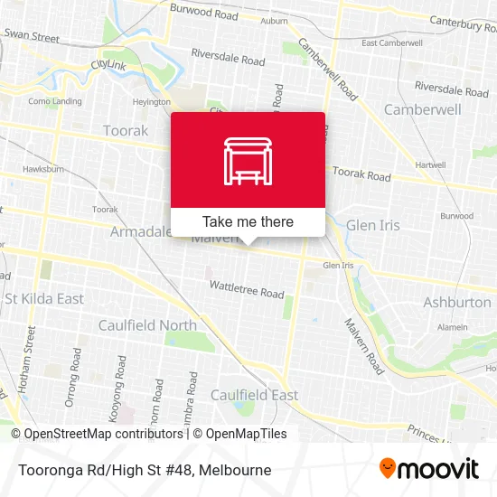 Mapa Tooronga Rd/High St #48