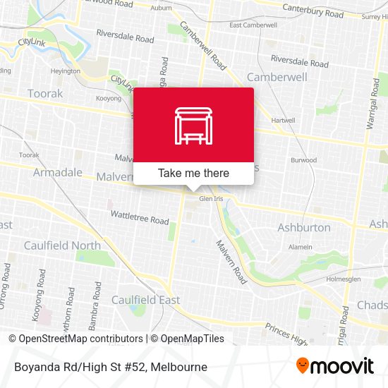 Boyanda Rd/High St #52 map