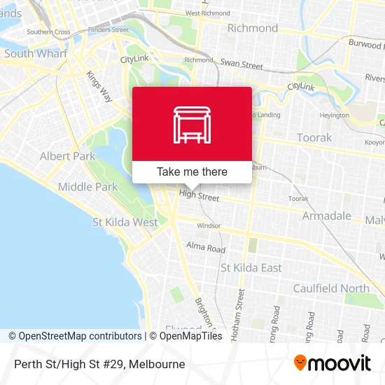 Mapa Perth St/High St #29