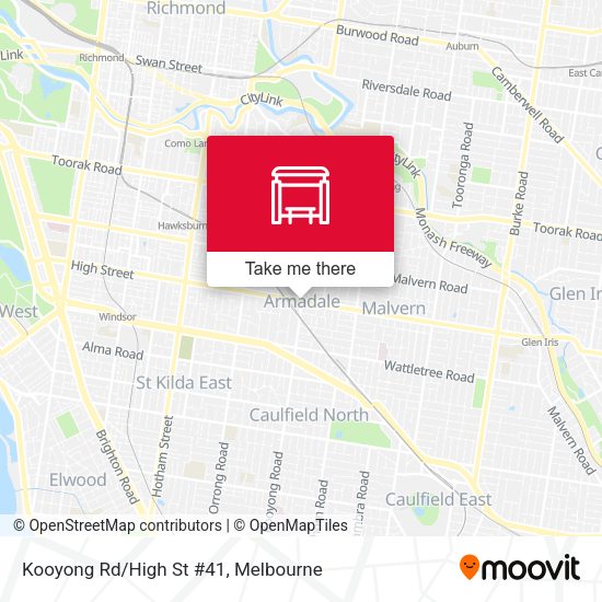 Kooyong Rd/High St #41 map