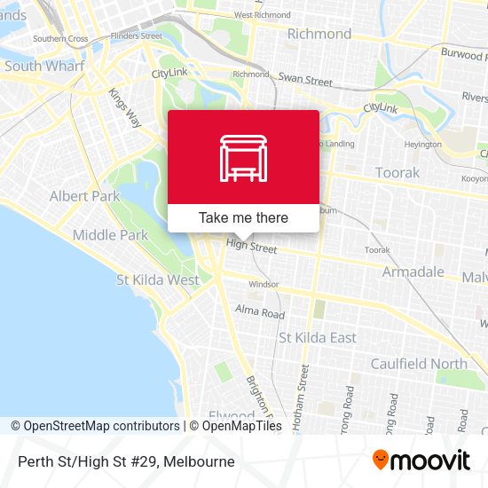 Perth St/High St #29 map
