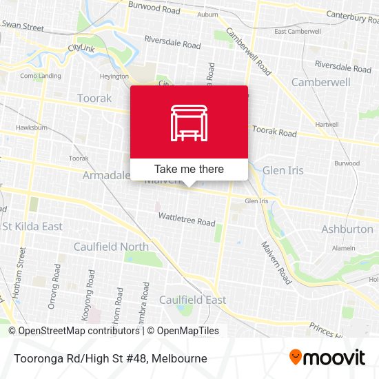 Tooronga Rd/High St #48 map
