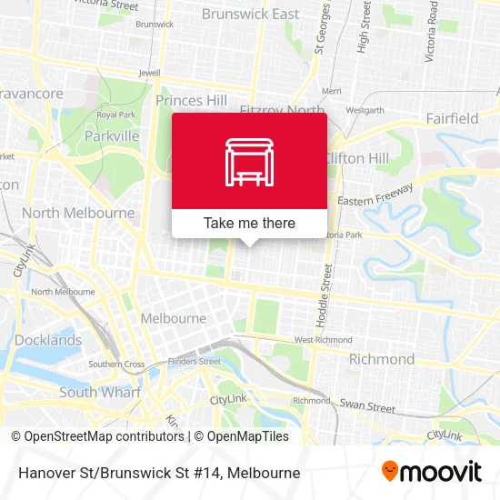 Hanover St/Brunswick St #14 map