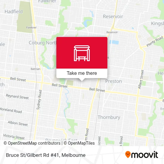 Mapa Bruce St/Gilbert Rd #41