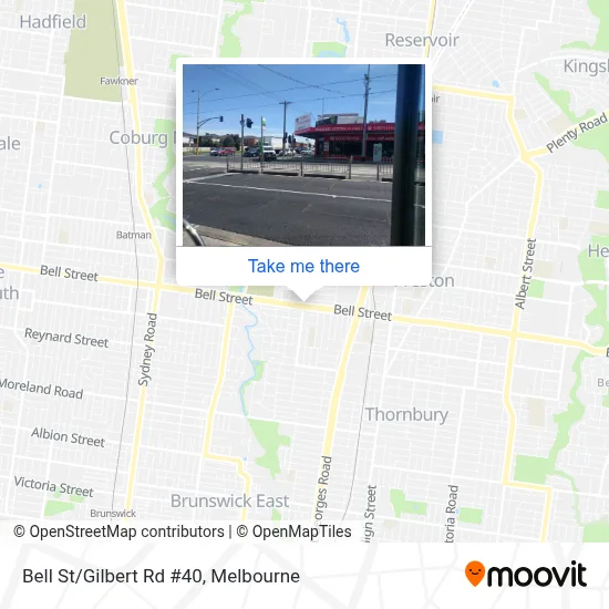 Mapa Bell St/Gilbert Rd #40