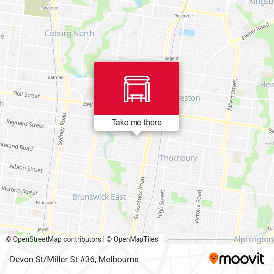 Devon St/Miller St #36 map