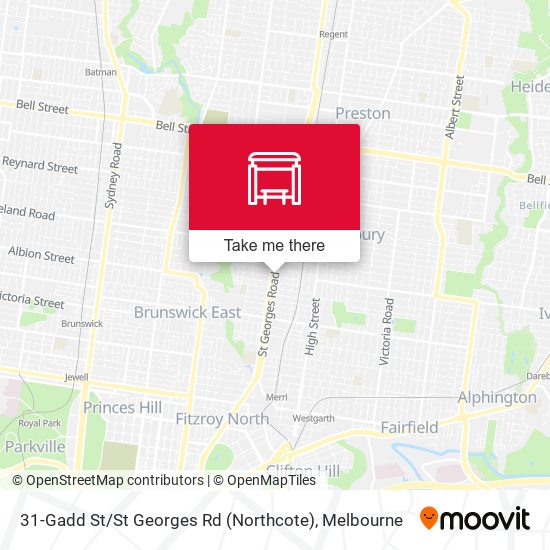 31-Gadd St / St Georges Rd (Northcote) map