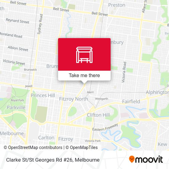 Clarke St/St Georges Rd #26 map