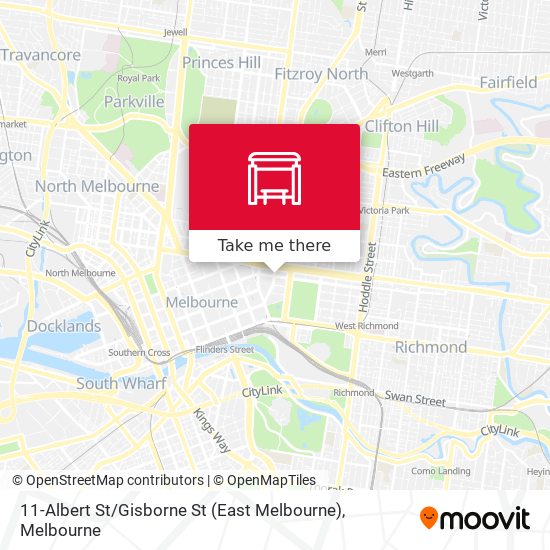11-Albert St / Gisborne St (East Melbourne) map