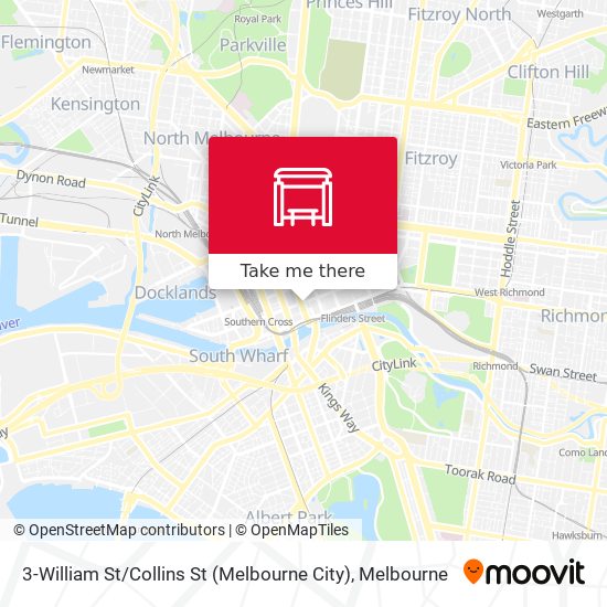 3-William St / Collins St (Melbourne City) map