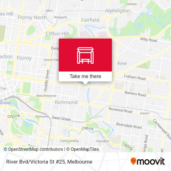 River Bvd/Victoria St #25 map