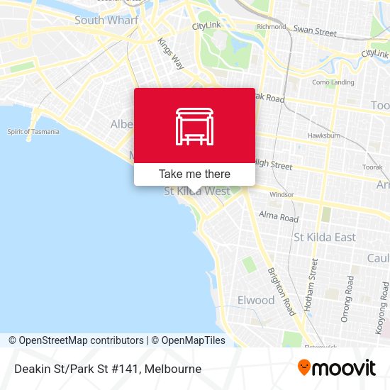Deakin St/Park St #141 map