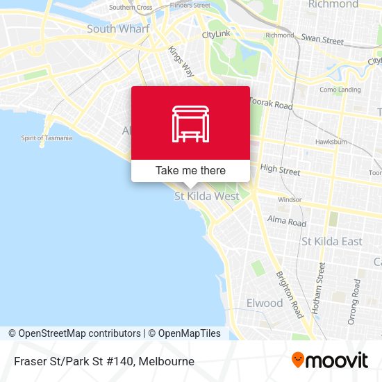Fraser St/Park St #140 map