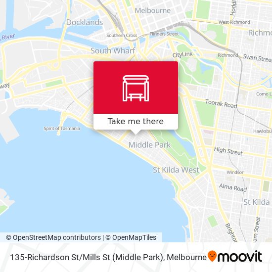 135-Richardson St / Mills St (Middle Park) map