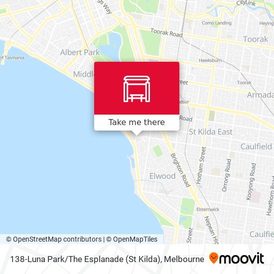 Mapa 138-Luna Park / The Esplanade (St Kilda)