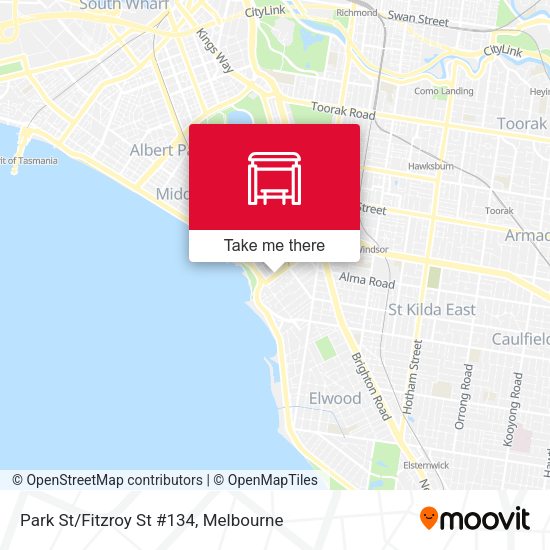 Park St/Fitzroy St #134 map