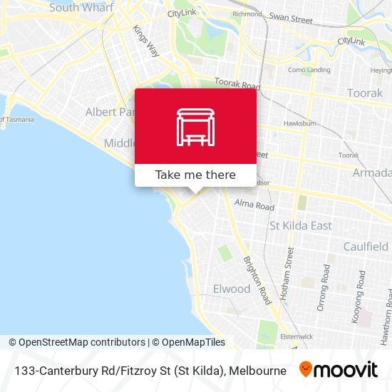 133-Canterbury Rd / Fitzroy St (St Kilda) map