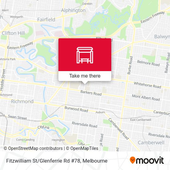 Fitzwilliam St / Glenferrie Rd #78 map