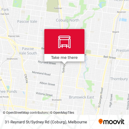 31-Reynard St / Sydney Rd (Coburg) map