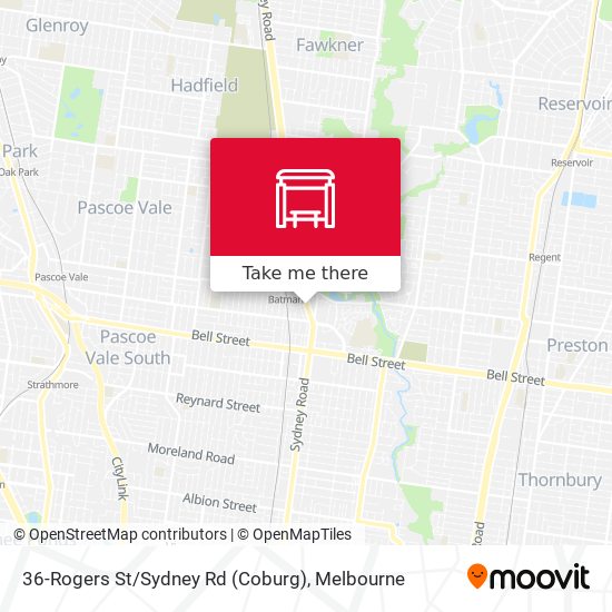 36-Rogers St / Sydney Rd (Coburg) map