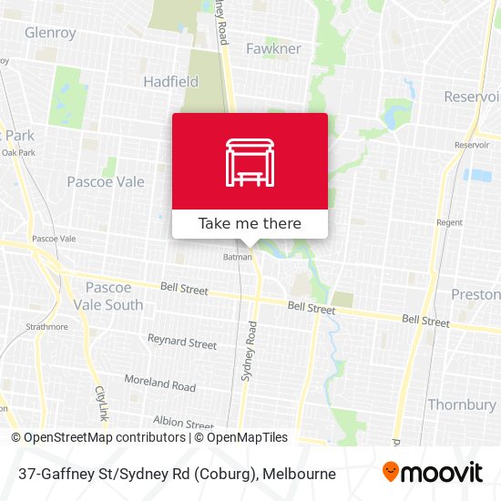 37-Gaffney St / Sydney Rd (Coburg) map