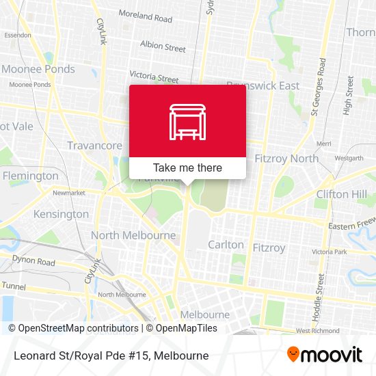 Leonard St/Royal Pde #15 map