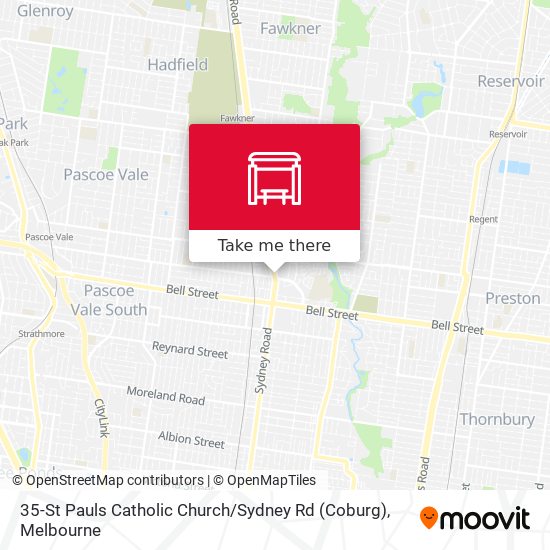 Mapa 35-St Pauls Catholic Church / Sydney Rd (Coburg)