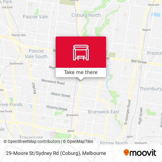 29-Moore St/Sydney Rd (Coburg) map