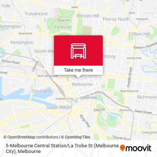 5-Melbourne Central Station / La Trobe St (Melbourne City) map