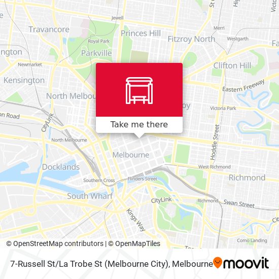 7-Russell St / La Trobe St (Melbourne City) map