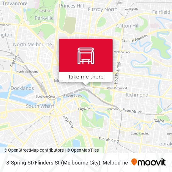 8-Spring St / Flinders St (Melbourne City) map