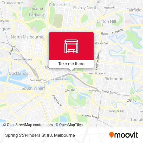 Mapa Spring St/Flinders St #8