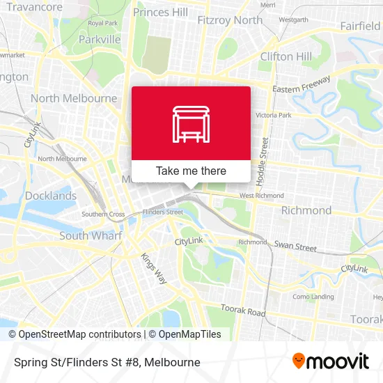 Mapa Spring St/Flinders St #8