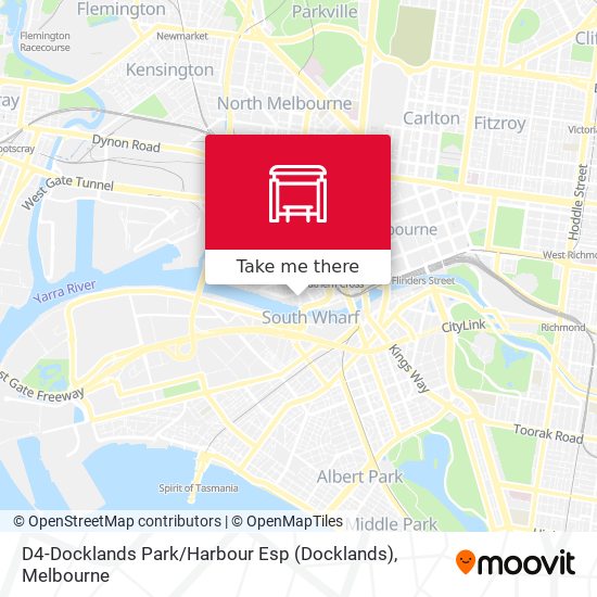 Mapa D4-Docklands Park / Harbour Esp
