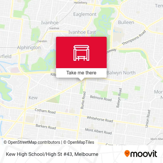 Mapa Kew High School/High St #43