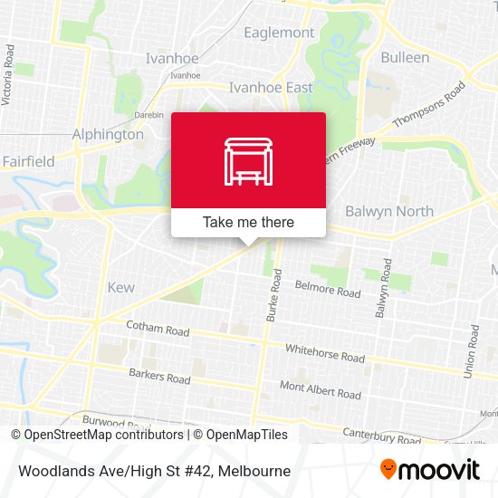 Woodlands Ave/High St #42 map
