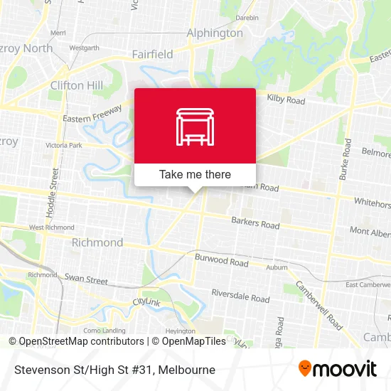 Stevenson St/High St #31 map