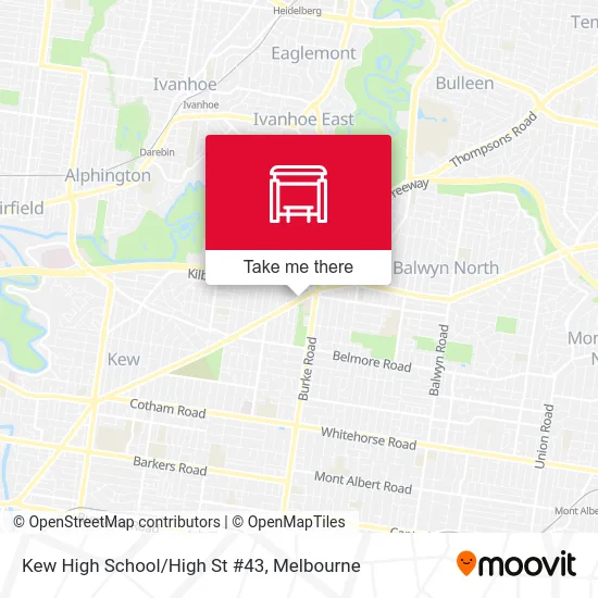 Mapa Kew High School/High St #43