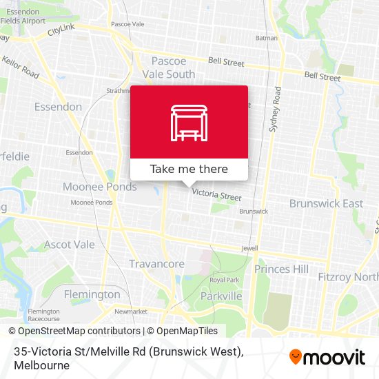 35-Victoria St / Melville Rd (Brunswick West) map