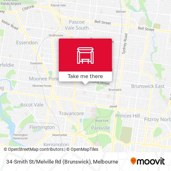 34-Smith St / Melville Rd (Brunswick) map